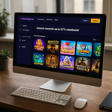 MetaSpins - Design intuitif interface desktop